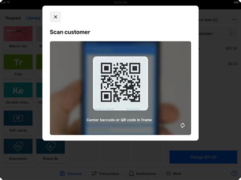 how to get a qr code for square