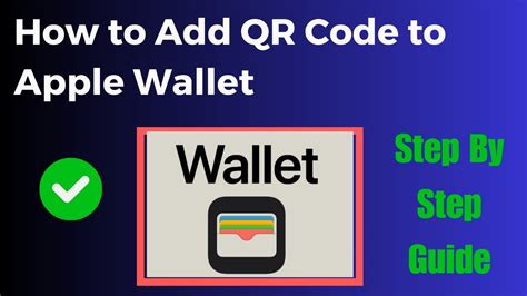 how to get a qr code in apple wallet
