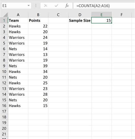 how to get a random sample size in excel