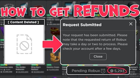 how to get a refund from a game in roblox