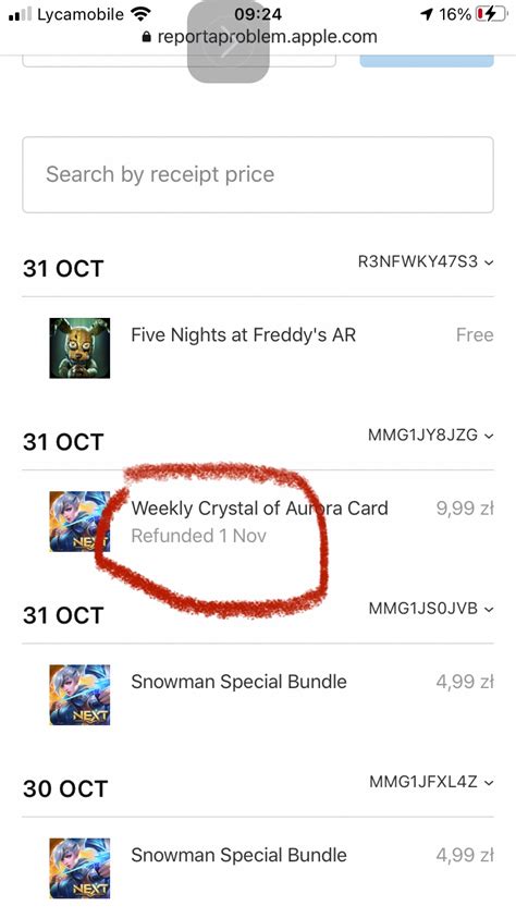 how to get a refund from a game on apple