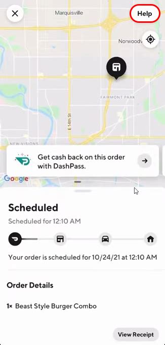 how to get a refund on my doordash order