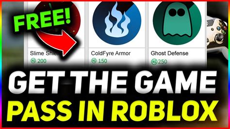 how to get a roblox game pass for free