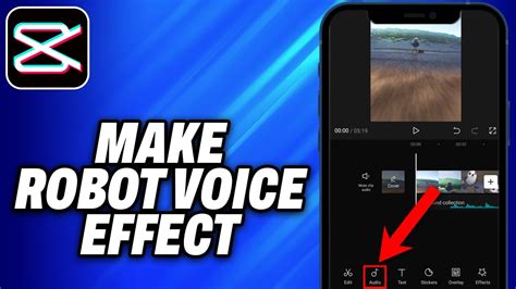 how to get a robot voice on capcut