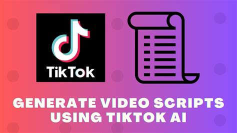 how to get a script from a tiktok video