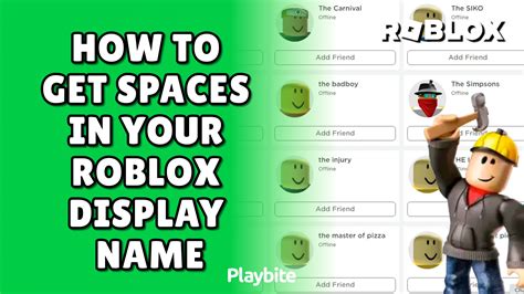 how to get a space in your roblox display name mobile