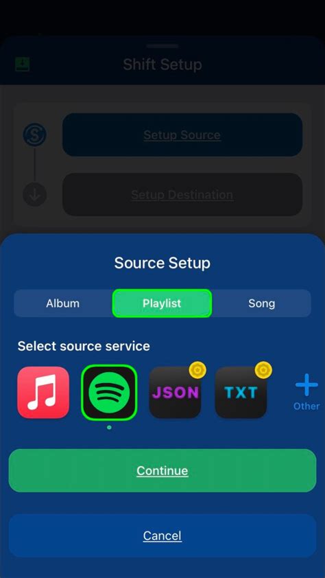 how to get a spotify playlist on apple music