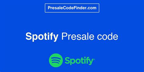 how to get a spotify presale code for ticketmaster