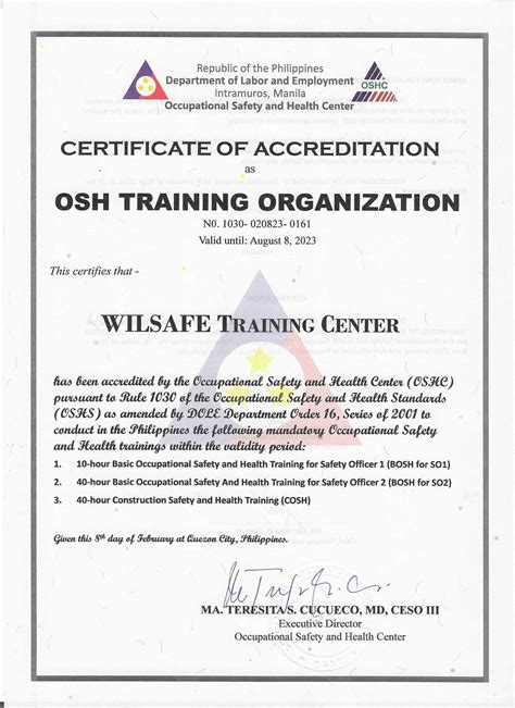 how to get a training program accredited