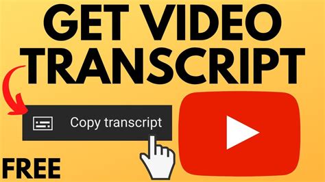 how to get a transcript of any video