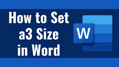 how to get a3 on word mac
