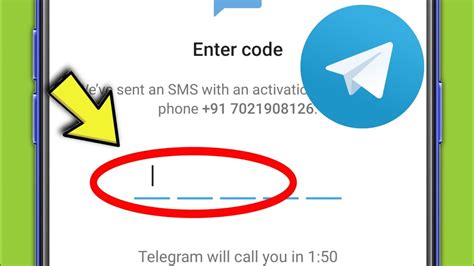 how to get activation code for telegram
