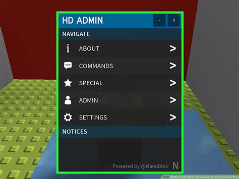 how to get admin commands on your roblox game