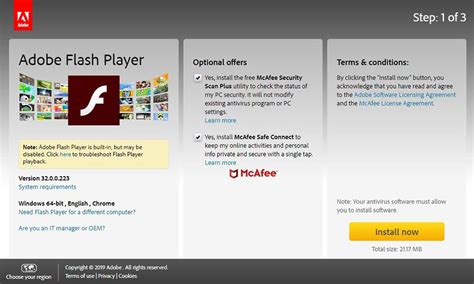 how to get adobe flash player for free