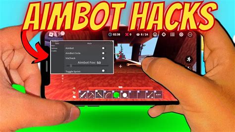 how to get aimbot on mobile roblox