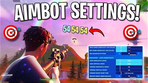 how to get aimbot settings in fortnite pc