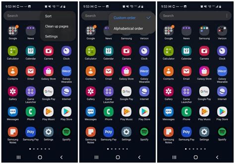 how to get all apps on one page android