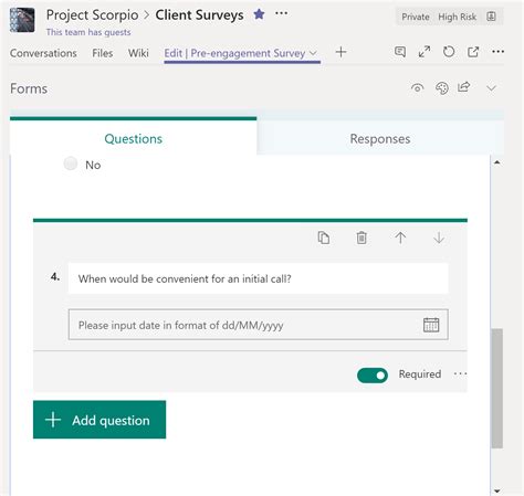 how to get answers on microsoft forms on teams