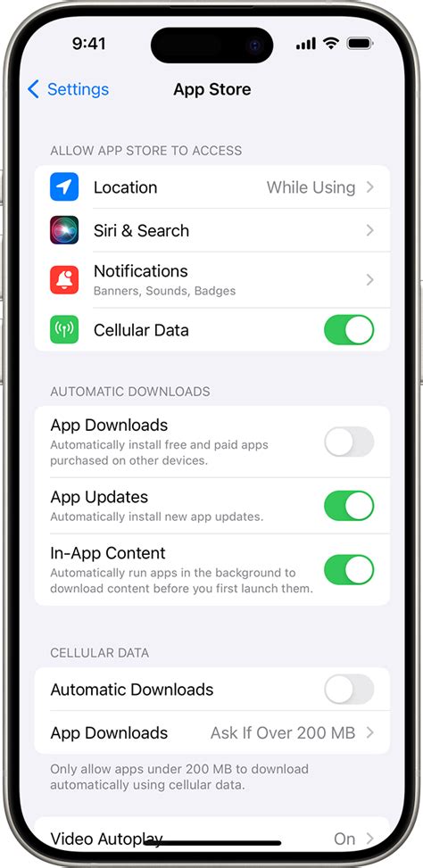 how to get apple apps to update automatically