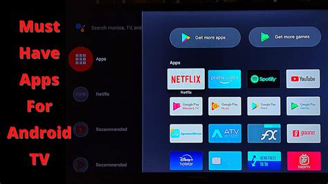 how to get apps on android tv