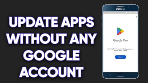 how to get apps without google account