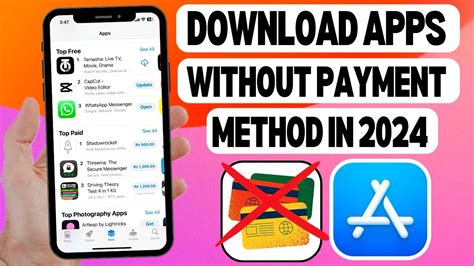 how to get apps without payment method