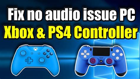 how to get audio through ps4 controller on pc