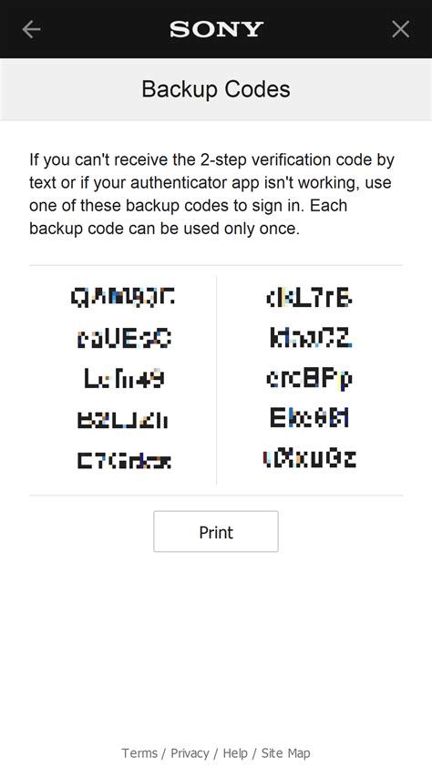 how to get authentication code for playstation