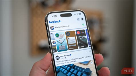 how to get back to home page on facebook on iphone