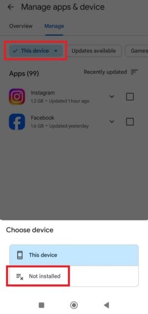 how to get back uninstalled apps on android phone