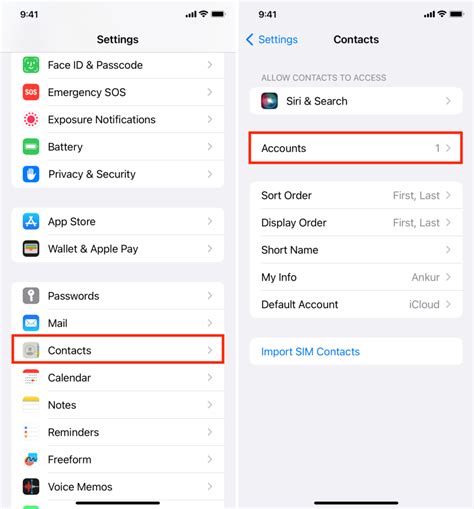 how to get back your contacts from google account on iphone