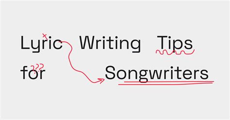 how to get better at lyric writing