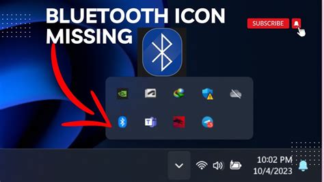 how to get bluetooth icon on taskbar