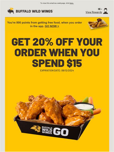 how to get buffalo wild wings rewards