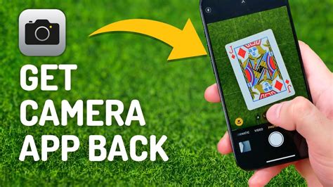 how to get camera app back on iphone home screen