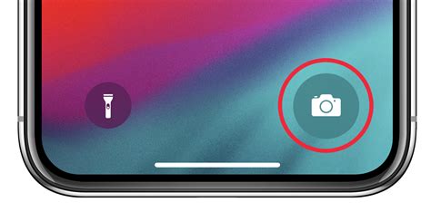 how to get camera icon on iphone lock screen