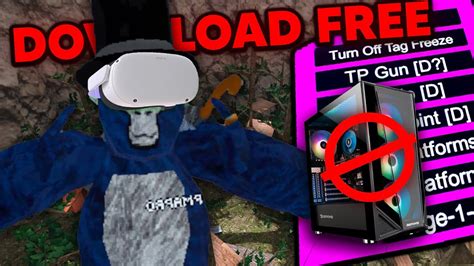 how to get camera mod in gorilla tag without pc oculus