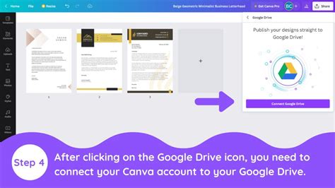 how to get canva into google drive