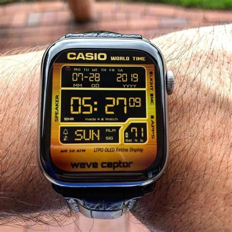 how to get casio apple watch face