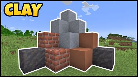 how to get clay in minecraft java