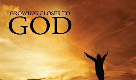 how to get closer to god