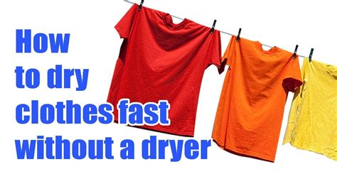 how to get clothes to dry faster in dryer