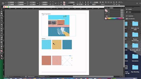 how to get color palette from image in indesign