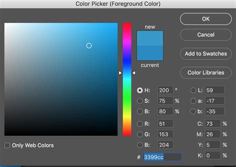 how to get color picker in photoshop
