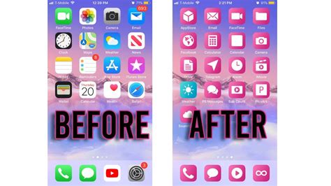 how to get colored apps on iphone