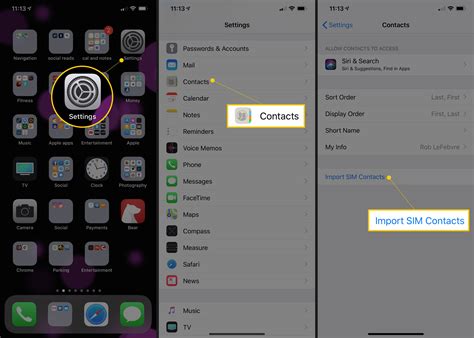 how to get contacts back on iphone from sim