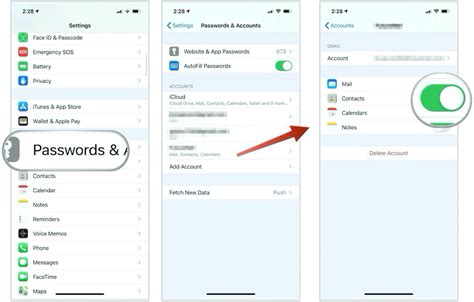 how to get contacts from email in iphone