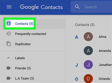 how to get contacts number from gmail in iphone
