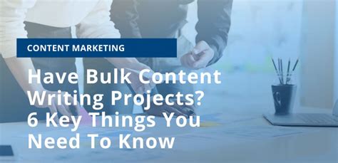 how to get content writing projects