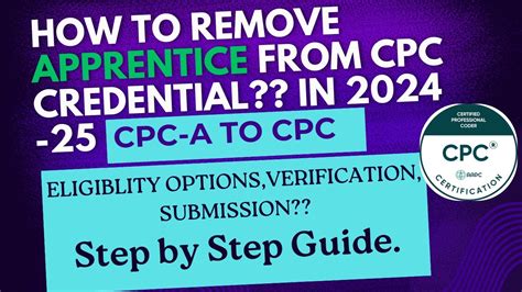 how to get cpc a removed